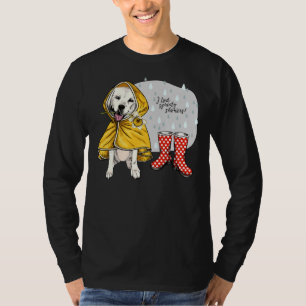 T-shirt I Love Spring Douches White Labrador Retriever Wit