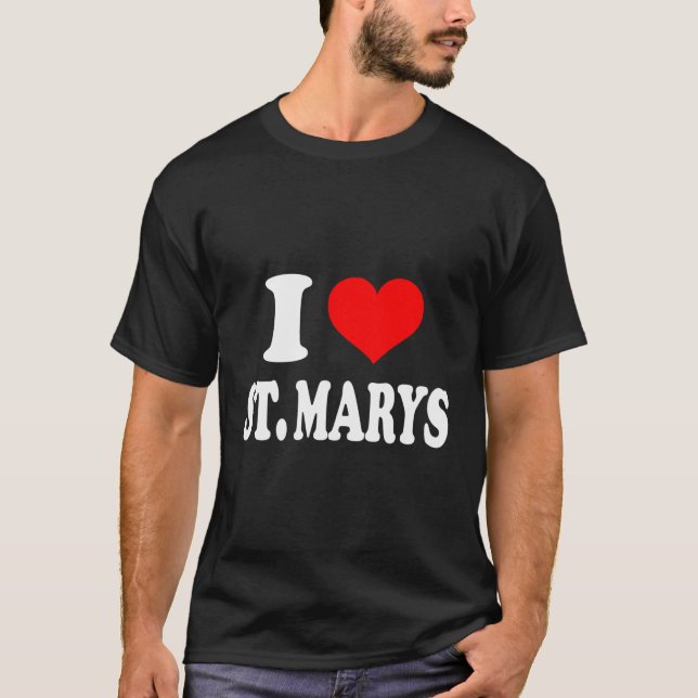 T-shirt I Love St Marys (Devant)