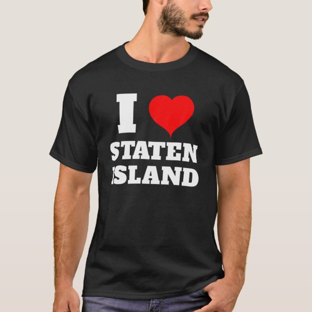 T-shirt I Love Staten Island (Devant)