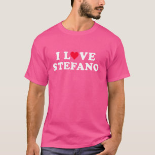 T-shirt I Love Stefano Matching Girami & Boyfriend Ste