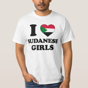 T-shirt I love Sudanese Girls