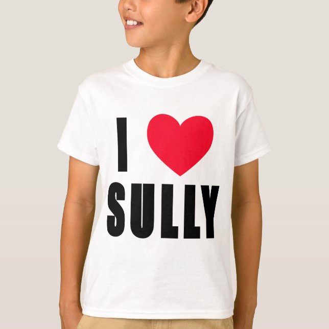 T-shirt I Love Sully I HEART Sully (Devant)