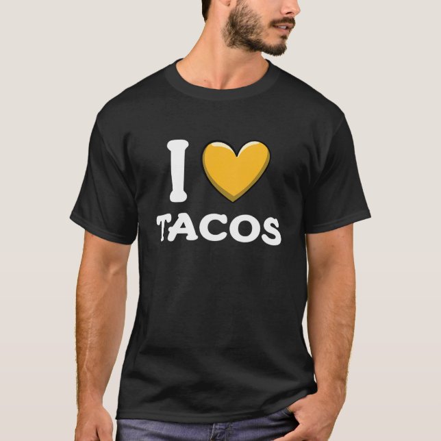T-shirt I Love Tacos Love Taco Day 2 (Devant)