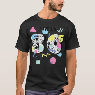 T-shirt I love the 80s Retro Memphis Design 
