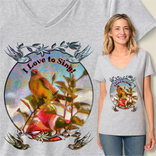 T-shirt I Love to Sing Poolside Singer 2338