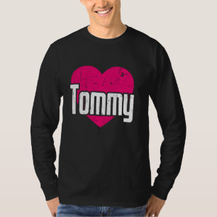T-shirt I Love Tommy Cute Prénom I Heart Tommy