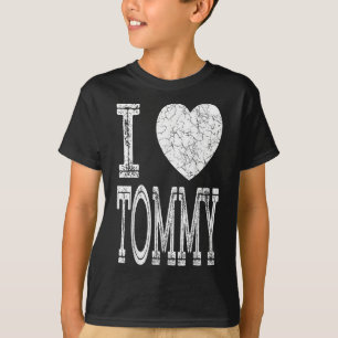 T-shirt I Love Tommy Valentine Boyfriend Son Boy Heart Hus