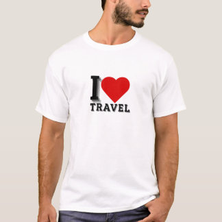 T-shirt I Love Travel - Travel Lover