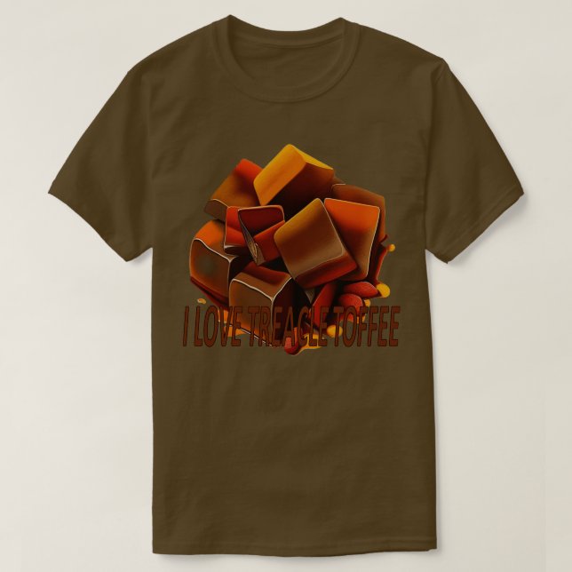 T-shirt I Love Treacle Toffee Cote (Design devant)