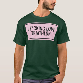 T-shirt I Love Triathlon 16