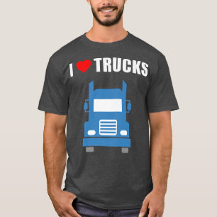 T-shirt I Love Trucks 