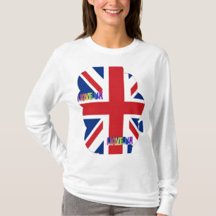 T-shirt I Love UK Art Print