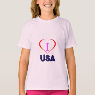 T-shirt I Love USA