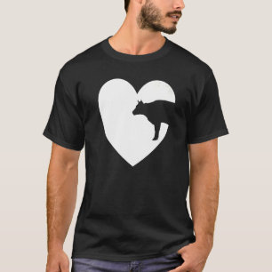 T-shirt I Love Vaches Agriculteur Bovine Vin Valentines Da
