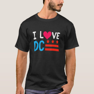 T-shirt I Love Washington D C District Of Columbia Native
