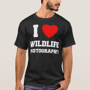 T-shirt I Love Wildlife Photography Premium