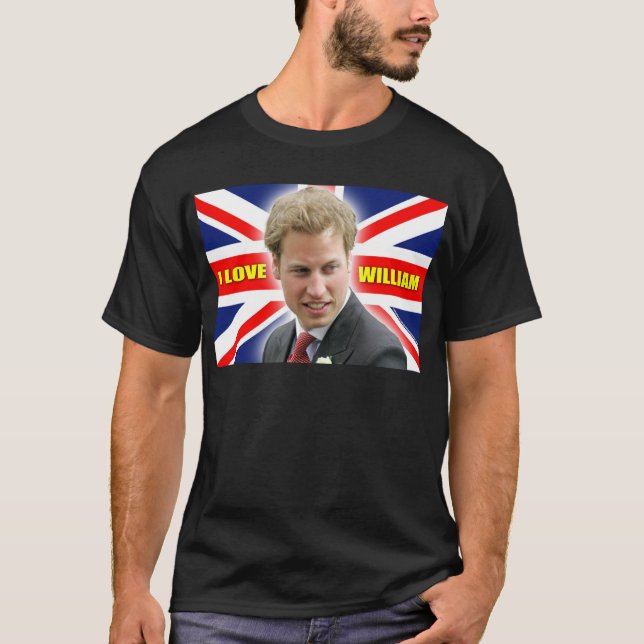 T-shirt I Love William (Devant)