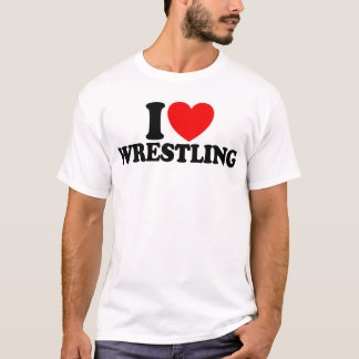 T-shirt I Love Wrestling