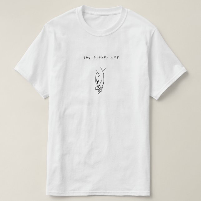 T-shirt I Love You (Design devant)