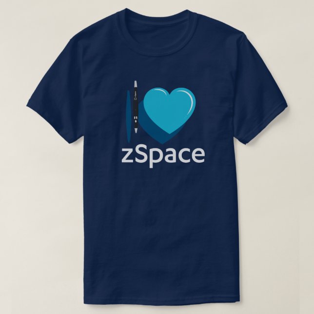 T-shirt "I Love zSpace" (Design devant)