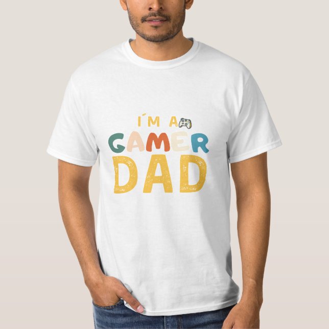 T-SHIRT I´M A GAMER DAD (Devant)