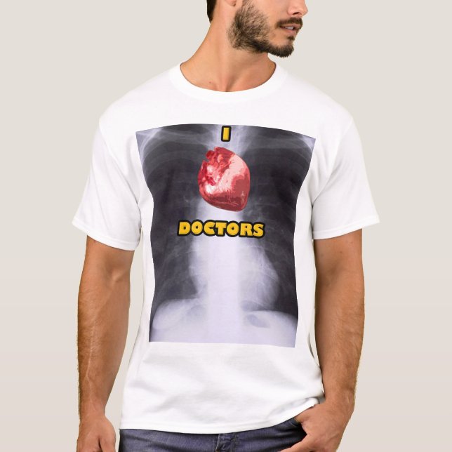 T-shirt I médecins de coeur - chemise (Devant)