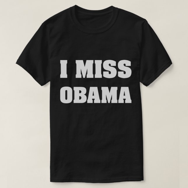 T-shirt I Mlle Obama Anti Trump (Design devant)