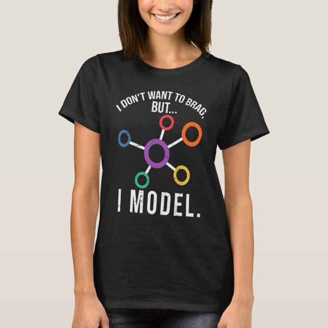 T-shirt I Model Data Science Humor Coding (Devant)