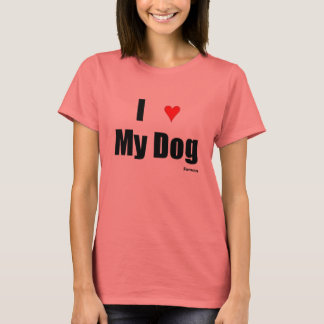 T-shirt I? Mon chien