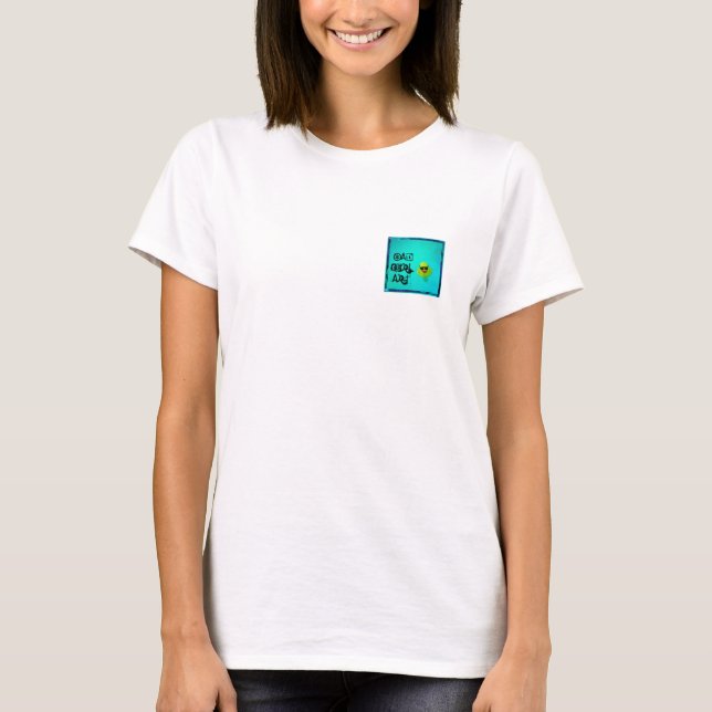 T=SHIRT-I morgens GERADE SPIELEND IM SAND T-Shirt (Vorderseite)