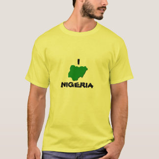 T-shirt I ♥ Nigéria