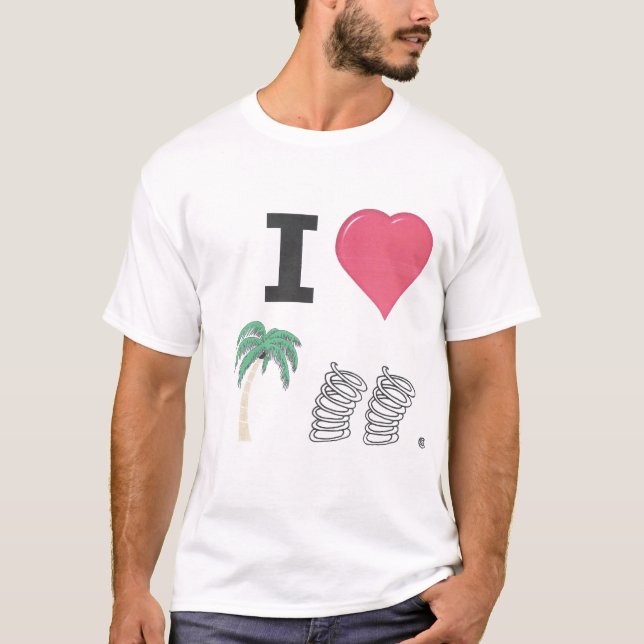 T-shirt I Palm Springs de cerf (Devant)