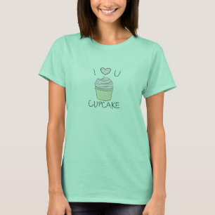 T-shirt I petit gâteau du coeur U