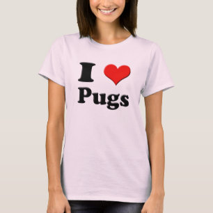 T-shirt I pièce en t de carlins de coeur