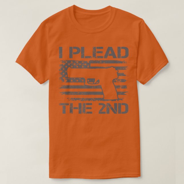 T-shirt I Plead Le 2E Amendement 9mm  (Design devant)