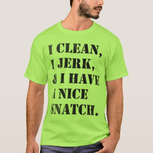 T-shirt I propre, je lance, lifing la chemise