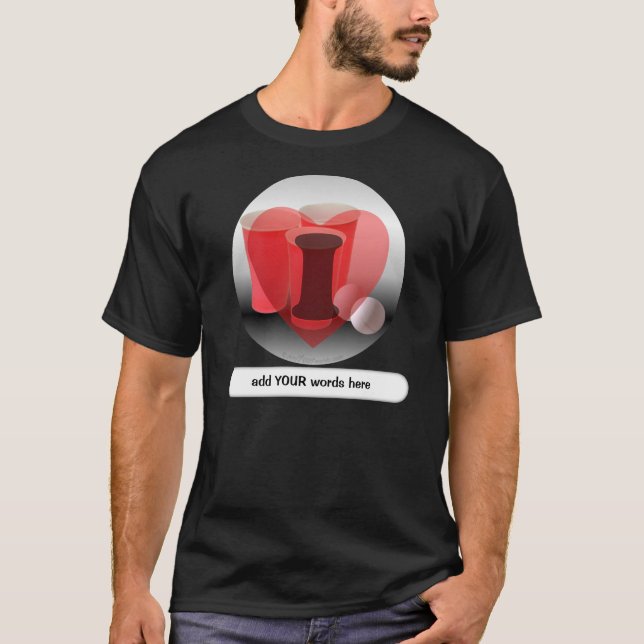T-shirt I puanteur de bière de coeur (Devant)