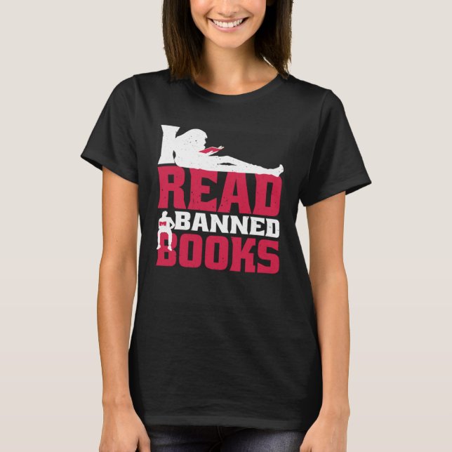 T-shirt I Read Banned Books (Devant)