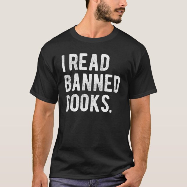 T-shirt I Read Banned Books Librarians Banned Books Bookwo (Devant)