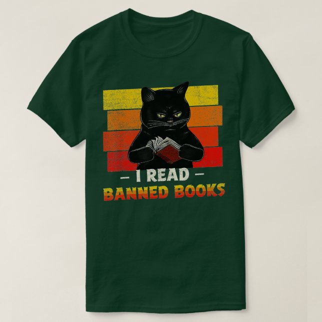 T-shirt I Read Banned Books Week Librarian Freadom Reader (Design devant)