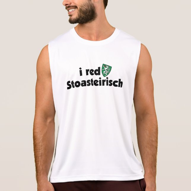 T-shirt I red Stoasteirisch Styermark Autriche (Devant)