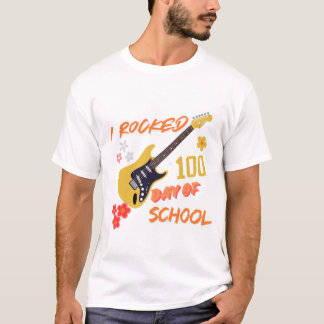T-shirt I rocked 100 days of school tee, school time shirt