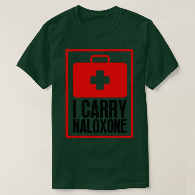 T-shirt I ry Naloxone 10 (Design devant)