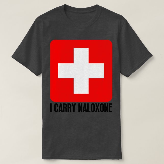 T-shirt I ry Naloxone 18 (Design devant)