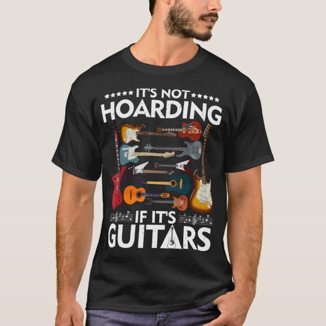 T-shirt I€™S Pas D'Embarquement Si Imanuscrit™S Guitares M (Devant)
