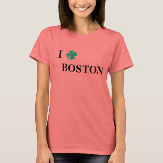 T-SHIRT I SHAMROCK BOSTON