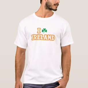 T-shirt "I [SHAMROCK] IRLANDE" Tee