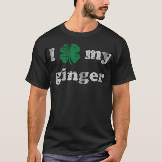 T-shirt I Shamrock My Ginger St Patrick's Day Aménagé
