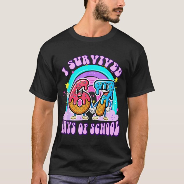 T-shirt I Survived 67 Days Of School Funny 67 Teachers Stu (Devant)