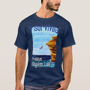 T-shirt I Survived Cliff Diving Possum Kingdom Lake Texas